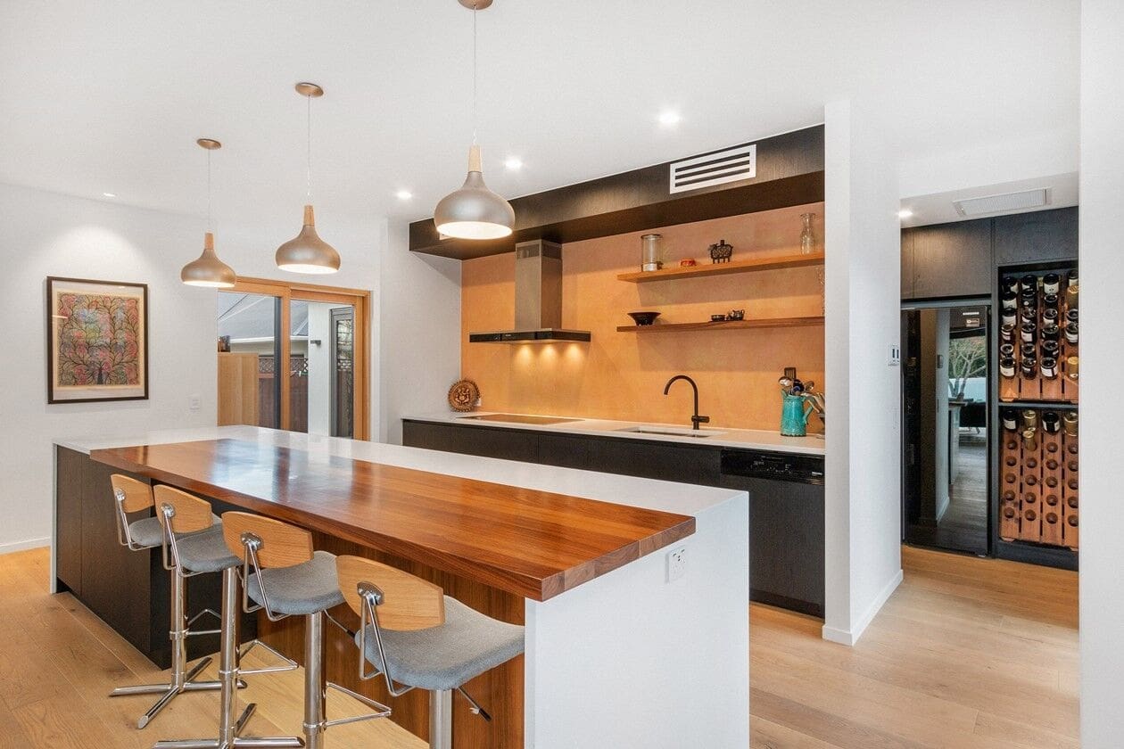 Architectural house kitchen