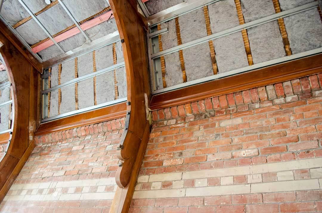 Christchurch_Arts_Centre_Terra_Lana_insulation Terra Lana wool Ceiling Insulation installed in Christchurch Arts Centre