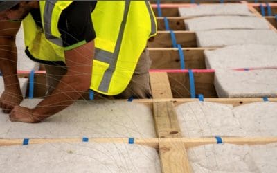 Drop-in floor insulation for timber suspended floors