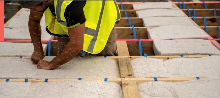 Terra Lana drop-in floor insulation Drop-in floor insulation for timber suspended floors